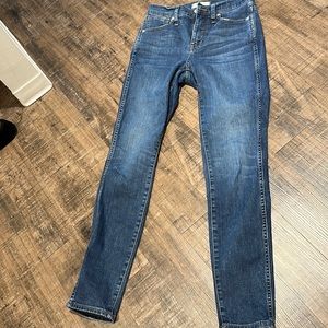 Madewell high rise skinny jeans 10” size 26
